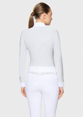 Polo de concours manches longues Olivia - Samshield - Tissu high-stretch