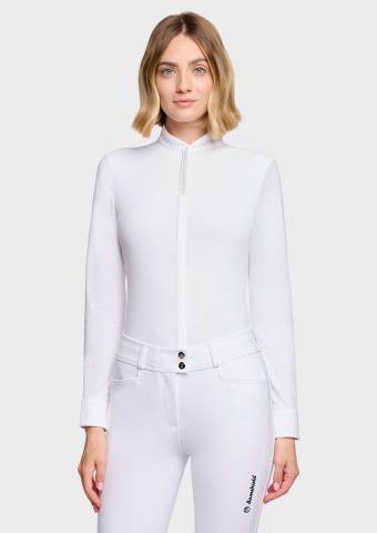 Polo de concours manches longues Olivia - Samshield - Tissu high-stretch