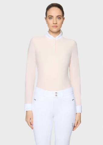 Polo de concours manches longues Olivia - Samshield - Tissu high-stretch
