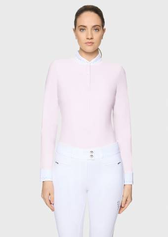 Polo de concours manches longues Olivia - Samshield - Tissu high-stretch