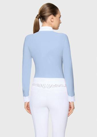 Polo de concours manches longues Olivia - Samshield - Tissu high-stretch