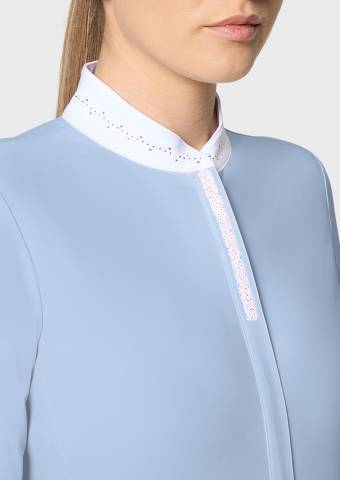 Polo de concours manches longues Olivia - Samshield - Tissu high-stretch
