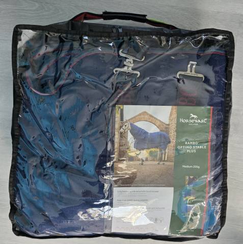 Couverture de boxe avec couvre cou Horseware Optimo .