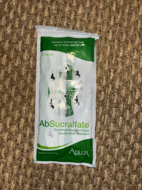 180 sachets  Absucralfate 