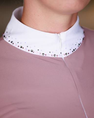 Polo de concours Mauve Blush - Harry's Horse - Tissu respirant