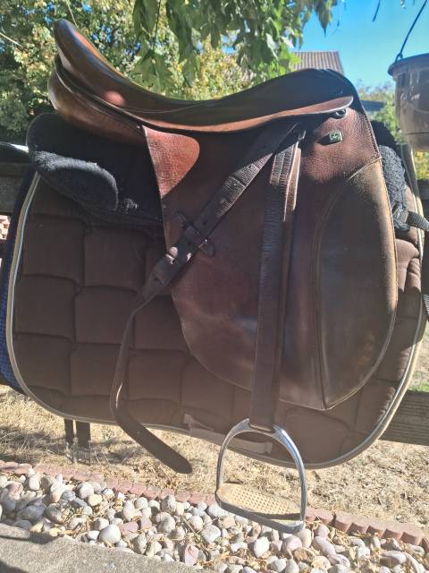Selle de cheval St&uuml;bben Siegfried &eacute;quip&eacute;e