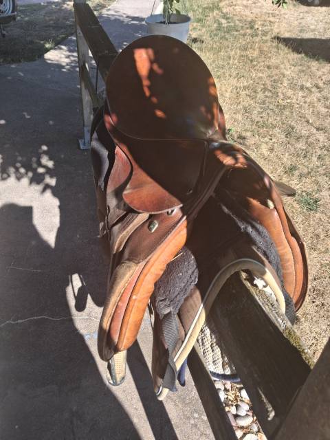 Selle de cheval St&uuml;bben Siegfried &eacute;quip&eacute;e