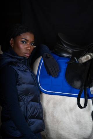Tapis de Selle Lio - HKM - Respirant et &Eacute;l&eacute;gant