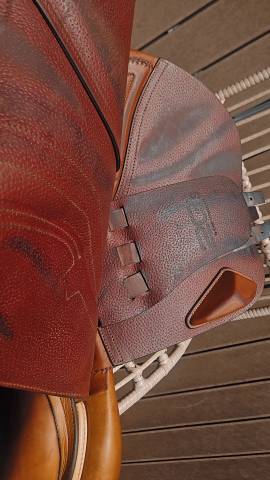 Selle 2GS CWD 16,5 pouces tabac 