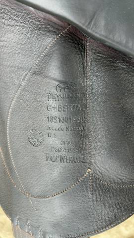 Selle DEVOUCOUX Chiberta O 17,5 pouces mixte cuir 