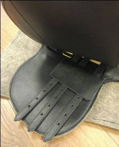 Selle de marche avec poignée, complète