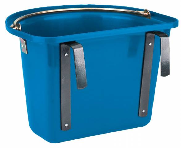 Mangeoire de porte plastique 12L avec anse - Kerbl - Ultra-robuste