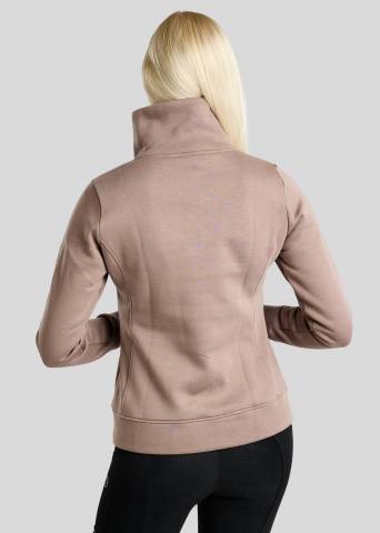 Sweat zipp&eacute; MoNaja avec cristaux - Montar - Molleton doux