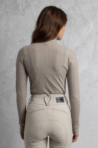 Polo Jumper manches longues - Anky - Tissu respirant