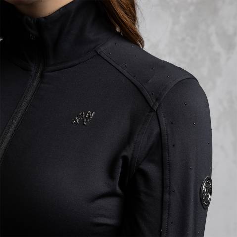 Polo Demi-Zip &agrave; Strass - ANKY - Isolation thermique
