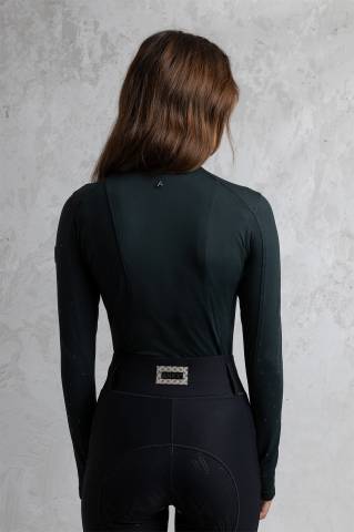 Polo Demi-Zip &agrave; Strass - ANKY - Isolation thermique