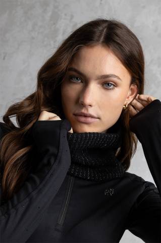 Tour de Cou AW26 - ANKY - Tricot m&eacute;tallis&eacute; et polaire