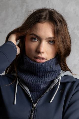 Tour de Cou AW26 - ANKY - Tricot m&eacute;tallis&eacute; et polaire