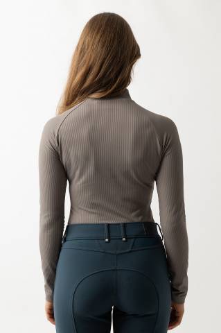 Polo Lidda manches longues - BR - Velours c&ocirc;tel&eacute; extensible