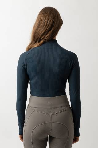 Polo Lidda manches longues - BR - Velours c&ocirc;tel&eacute; extensible