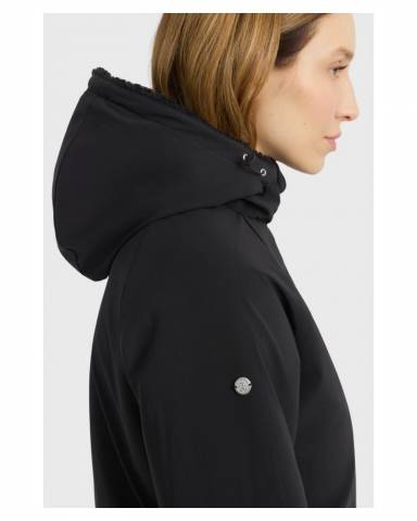 Veste chaude r&eacute;versible Coline - Harcour - Effet mouton et d&eacute;perlant