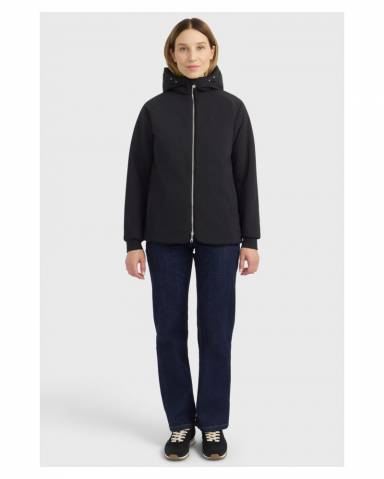 Veste chaude r&eacute;versible Coline - Harcour - Effet mouton et d&eacute;perlant