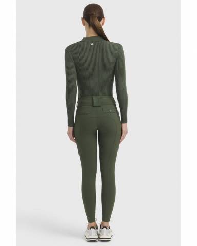 Pantalon d'équitation Luce Trèfle - Harcour - Grip silicone