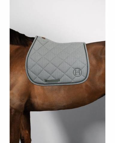 Tapis de selle Charma - Harcour - Forme d&eacute;garrott&eacute;e