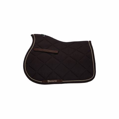 Tapis de selle coton avec passepoil CSO poney - Equestro - Coton respirant