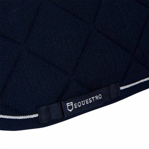 Tapis de selle coton avec passepoil CSO poney - Equestro - Coton respirant