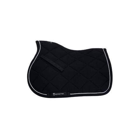 Tapis de selle coton avec passepoil CSO poney - Equestro - Coton respirant