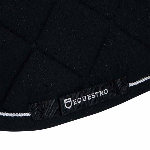 Tapis de selle coton avec passepoil CSO poney - Equestro - Coton respirant
