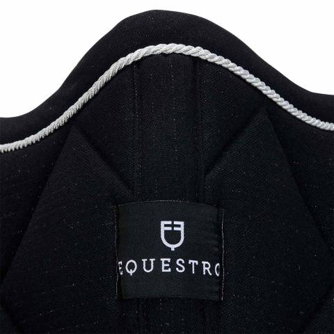 Tapis de selle coton avec passepoil CSO poney - Equestro - Coton respirant