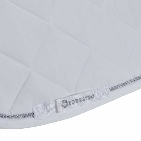Tapis de selle coton avec passepoil CSO poney - Equestro - Coton respirant