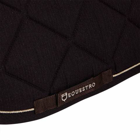 Tapis de selle coton avec passepoil CSO poney - Equestro - Coton respirant