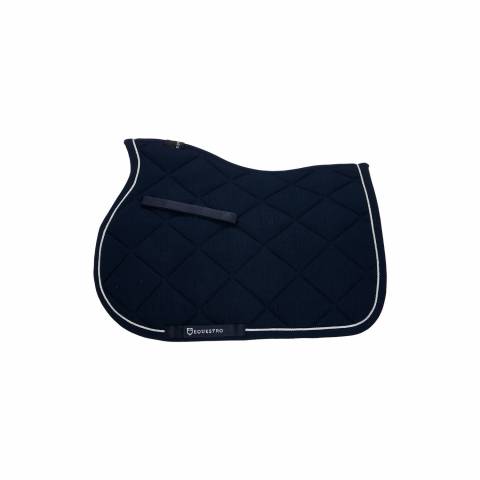 Tapis de selle coton avec passepoil CSO poney - Equestro - Coton respirant