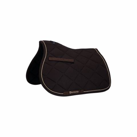 Tapis de selle coton avec passepoil CSO poney - Equestro - Coton respirant
