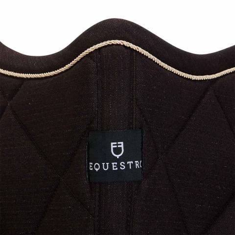 Tapis de selle coton avec passepoil CSO poney - Equestro - Coton respirant