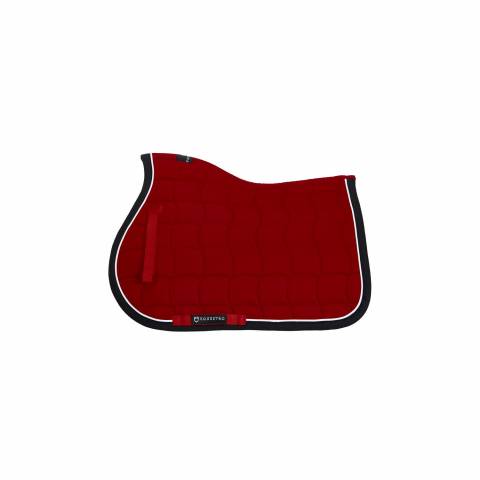Tapis de selle tricolore poney CSO - Equestro - Coton doux