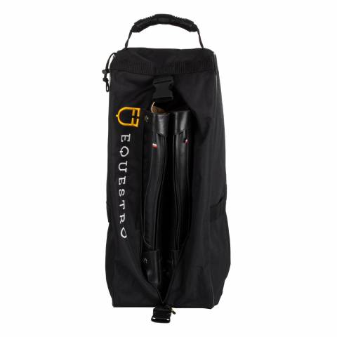 Porte-bottes et casque logo brod&eacute; - Equestro - Cordura