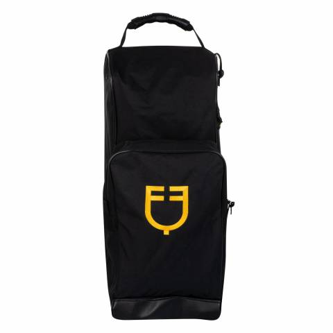 Porte-bottes et casque logo brod&eacute; - Equestro - Cordura
