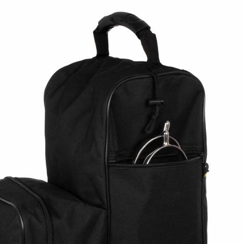 Porte-bottes et casque logo brod&eacute; - Equestro - Cordura