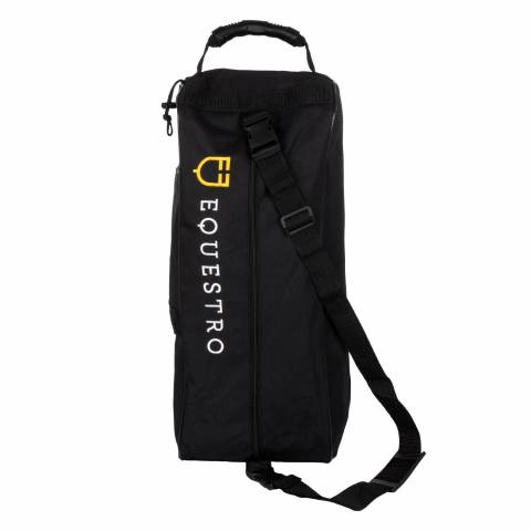 Porte-bottes et casque logo brod&eacute; - Equestro - Cordura