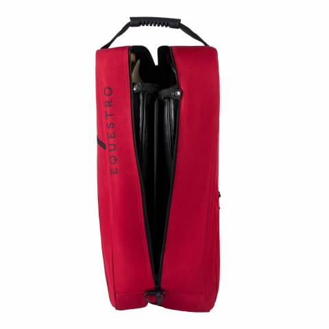 Sac porte-bottes et casque en cordura - Equestro - Pratique et raffin&eacute;