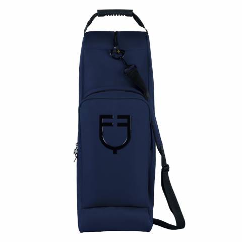 Sac porte-bottes et casque en cordura - Equestro - Pratique et raffin&eacute;