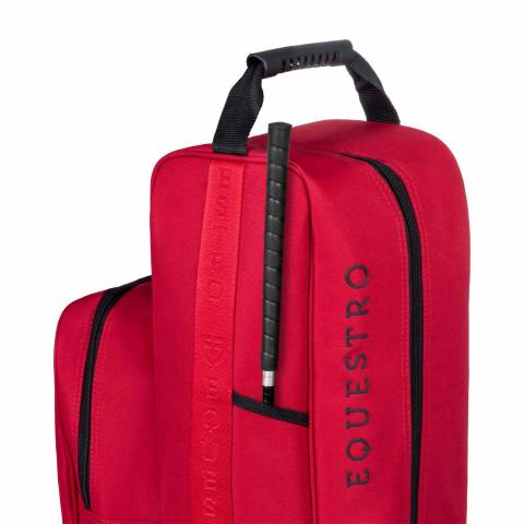 Sac porte-bottes et casque en cordura - Equestro - Pratique et raffin&eacute;