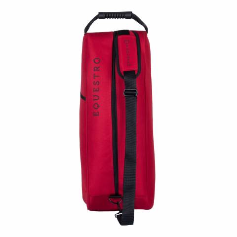 Sac porte-bottes et casque en cordura - Equestro - Pratique et raffin&eacute;