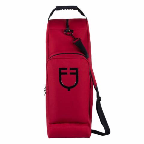 Sac porte-bottes et casque en cordura - Equestro - Pratique et raffin&eacute;