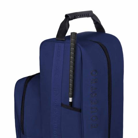 Sac porte-bottes et casque en cordura - Equestro - Pratique et raffin&eacute;