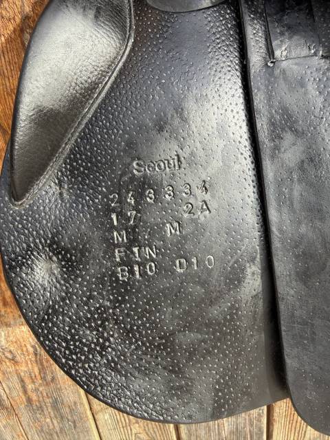Selle Forestier S&eacute;oul Doubl&eacute;e Veau 17,5